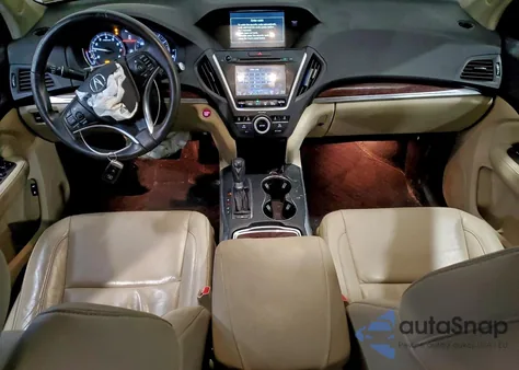 2015 Acura Mdx Technology from USA, damaged, VIN 5FRYD4H47FB010152